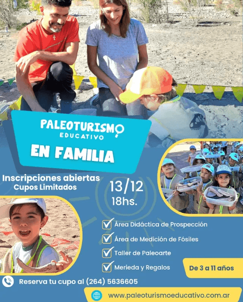 Paleoturismo Educativo en Familia