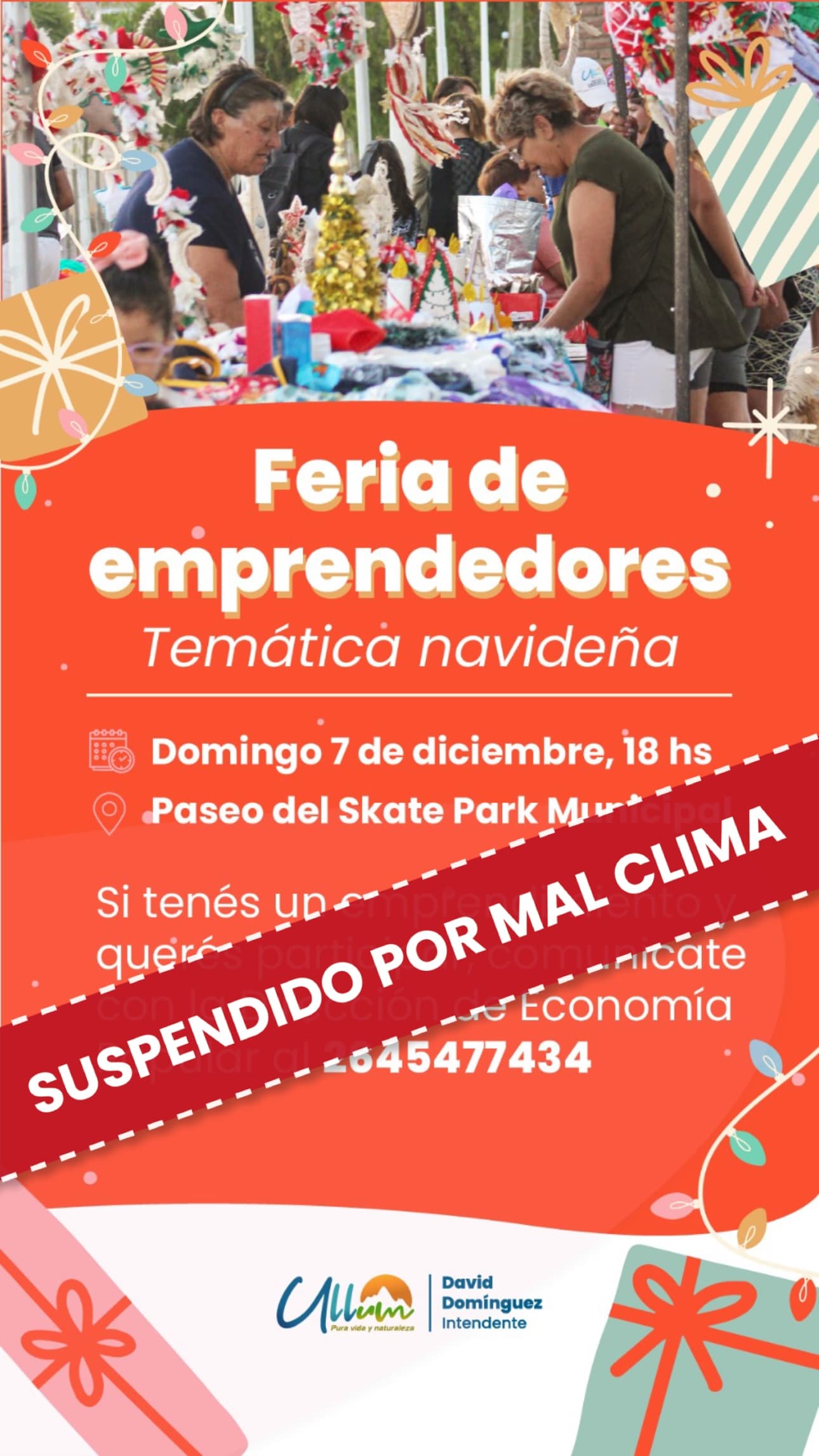 Suspendido > Feria de Emprendedores - Tematica Navideña