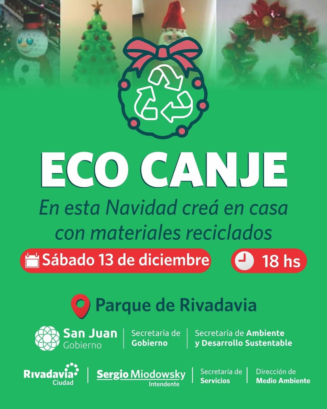 Eco Canje: Una Navidad con menos Residuos