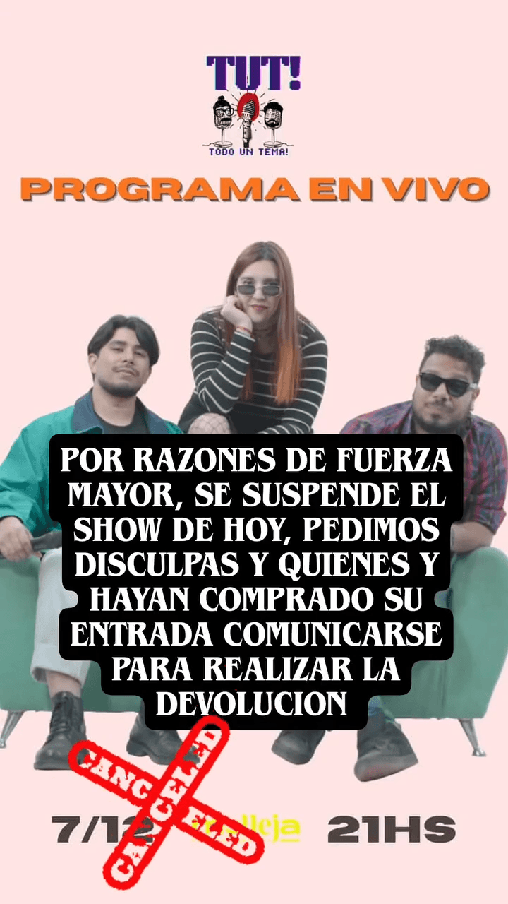 Suspendido > Todo un Tema