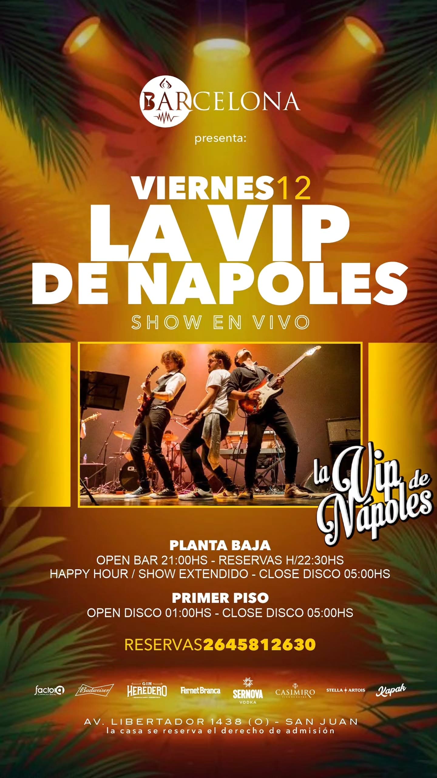 Música en San Juan: La Vip de Napoles en Barcelona - Blue 42 el vie, 12 de diciembre