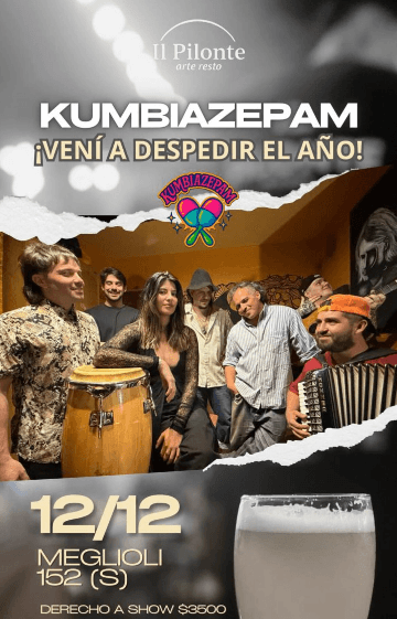 Música en San Juan: Kumbiazepam en IL PILONTE ARTE RESTO el vie, 12 de diciembre