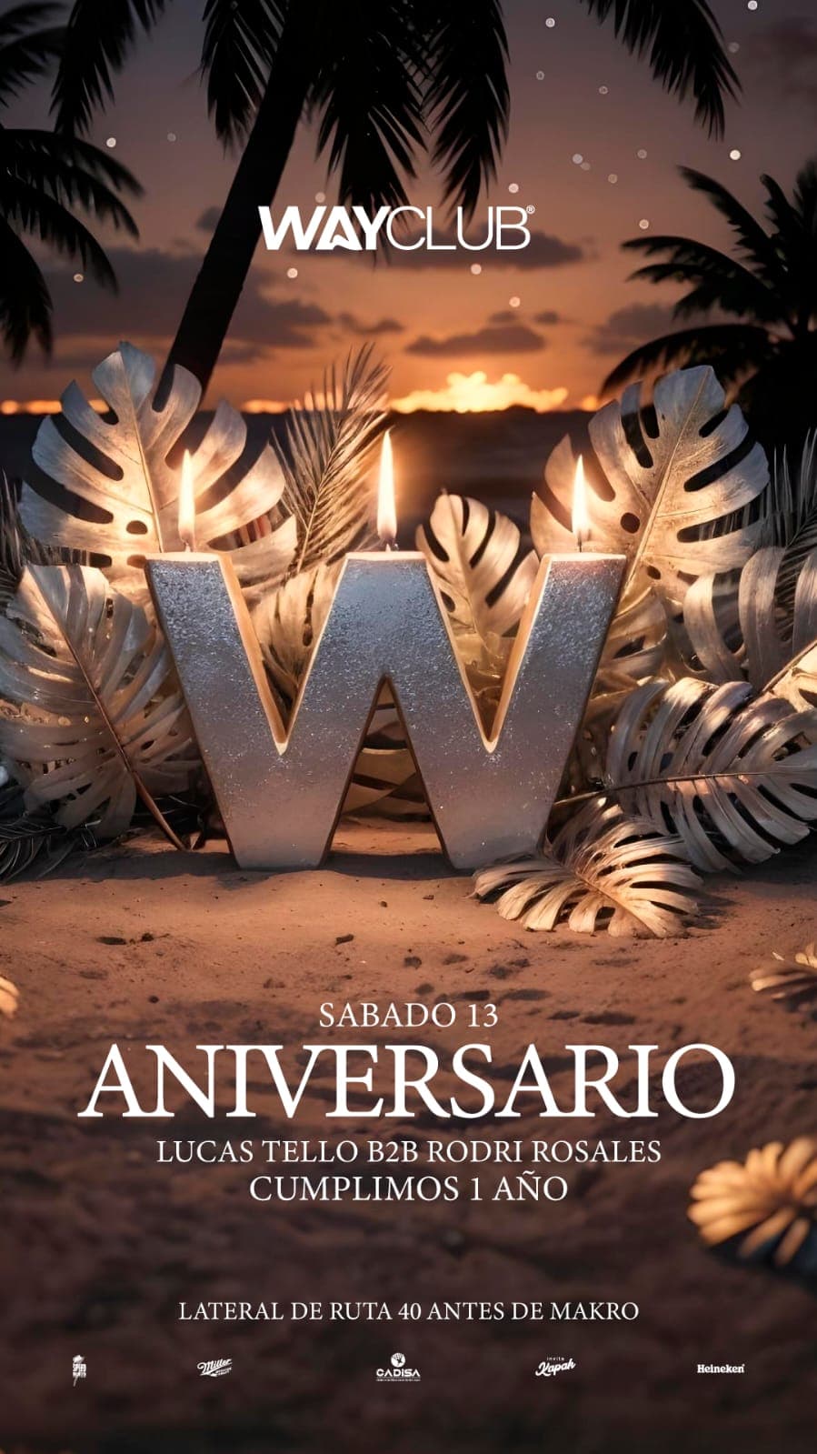 Fiestas en San Juan: Aniversario Way Club en El Bosque - Club de verano el sáb, 13 de diciembre
