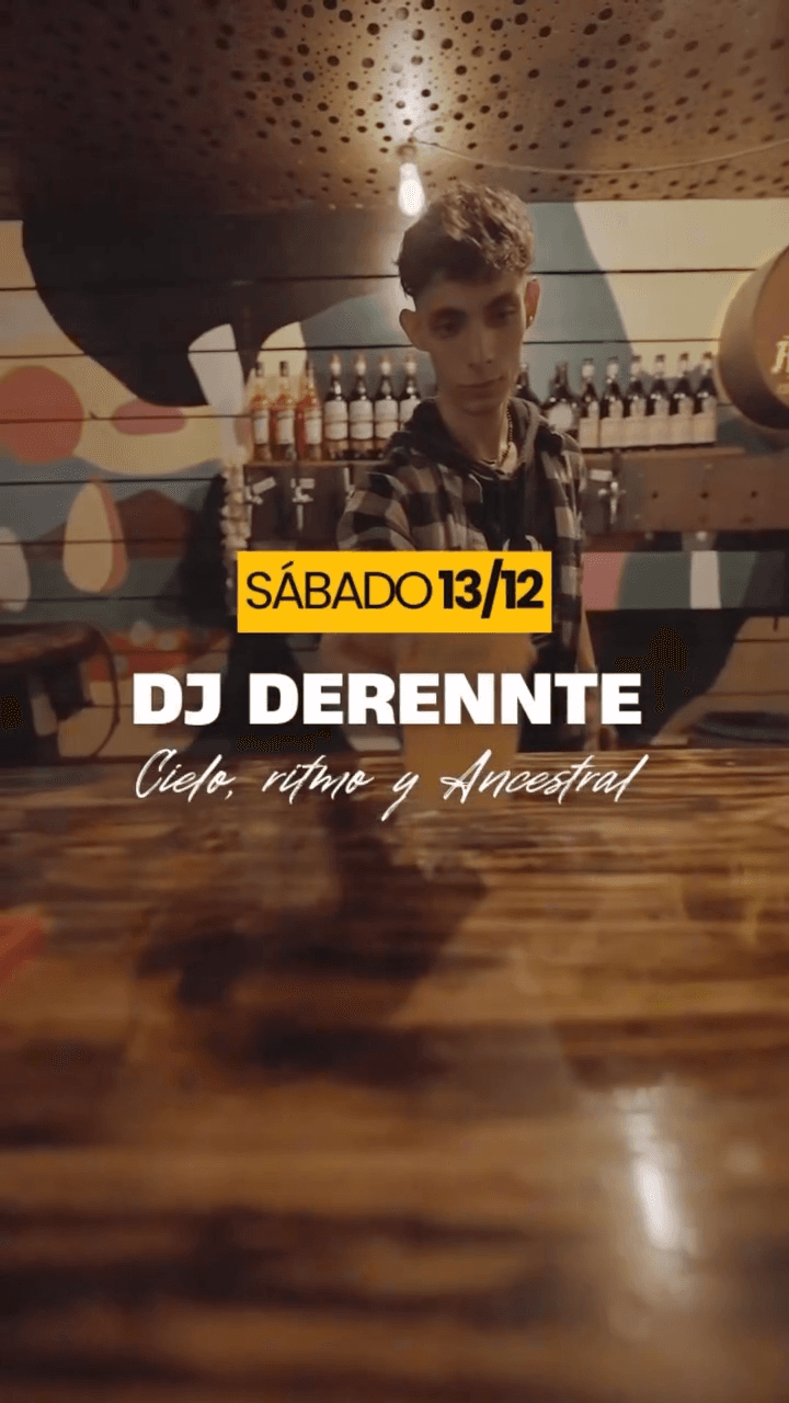 Bares en San Juan: Derennte Dj Set en Ancestral Cervecería el sáb, 13 de diciembre