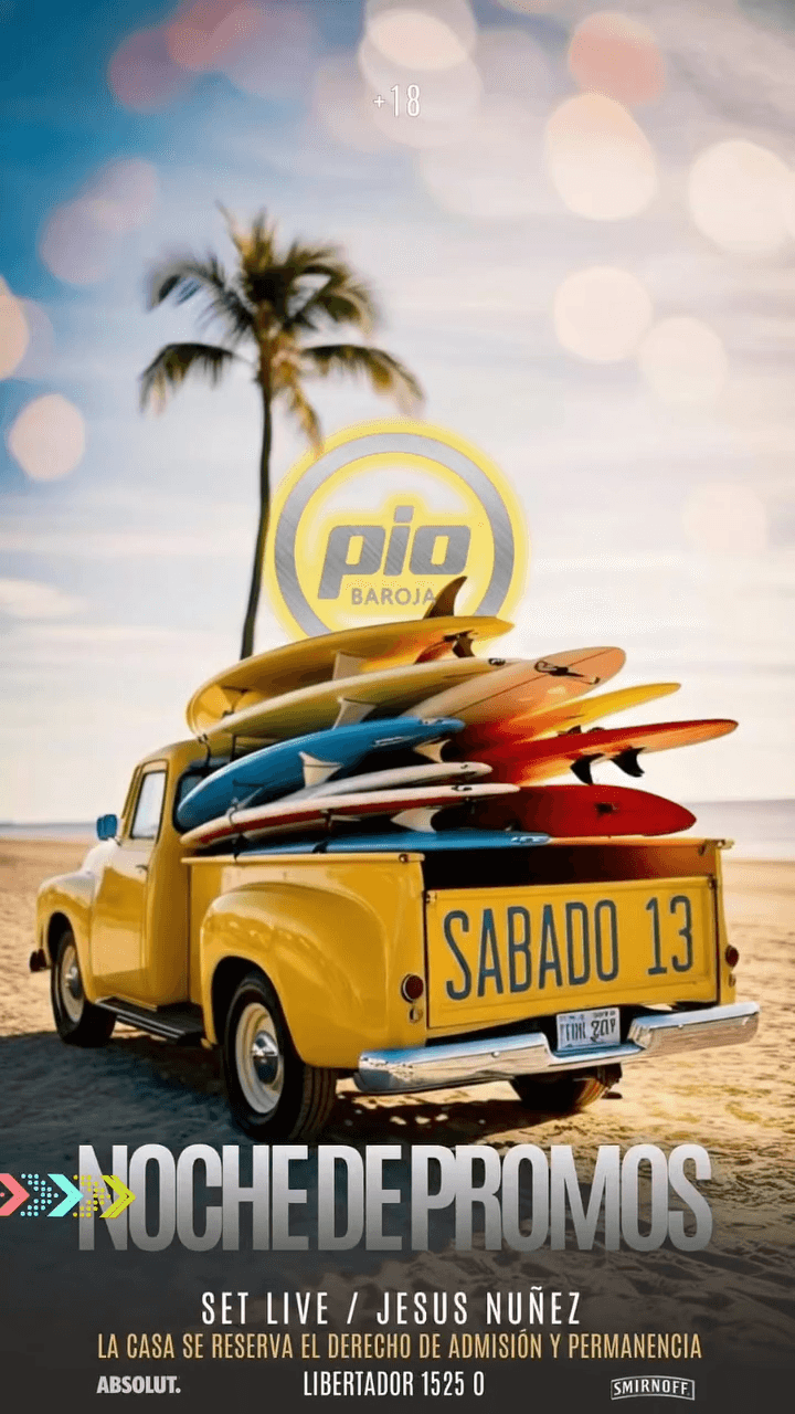 Fiestas en San Juan: Noche de Promos en Pio Baroja el sáb, 13 de diciembre