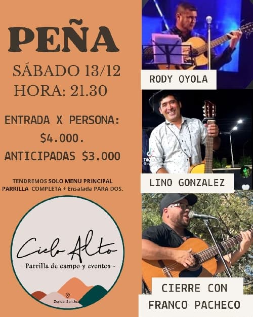 Peña en Cielo alto