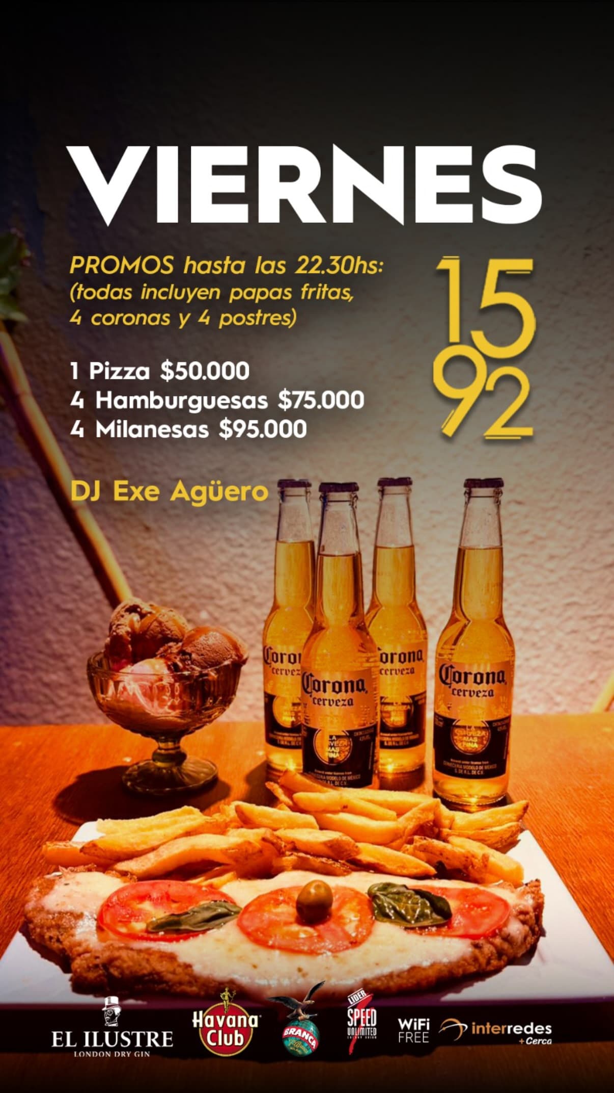 Bares en San Juan: Exe Aguero Dj Set en 1592 Drinks And Food el vie, 12 de diciembre