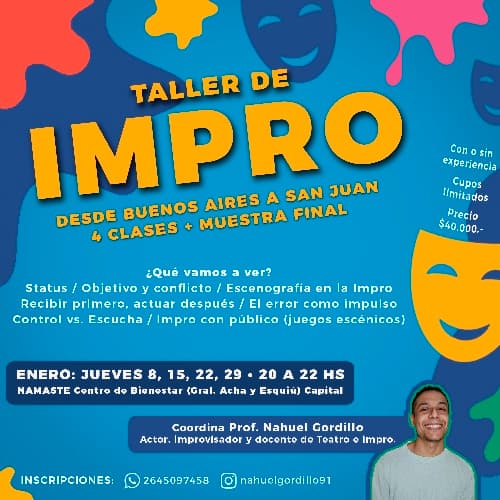 Taller de Impro en Enero - Evento en San Juan