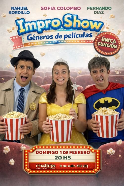Teatro en San Juan: Impro Show - Generos de Peliculas en Molleja Studio el dom, 1 de febrero