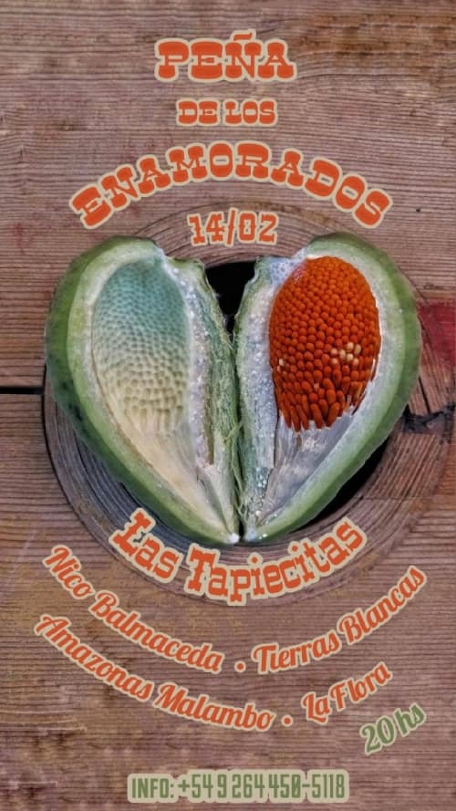 Música en San Juan: Peña de los enamorados - Casona Tapiecitas en Las Tapias el sáb, 14 de febrero