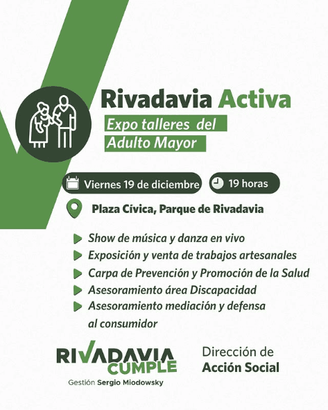 Rivadavia Activa - Expo Talleres del Adulto Mayor
