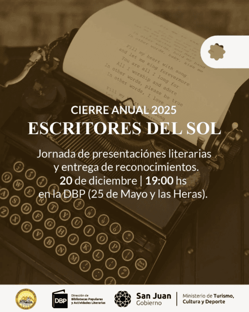 Cierre Anual 2025 - Escritores del Sol