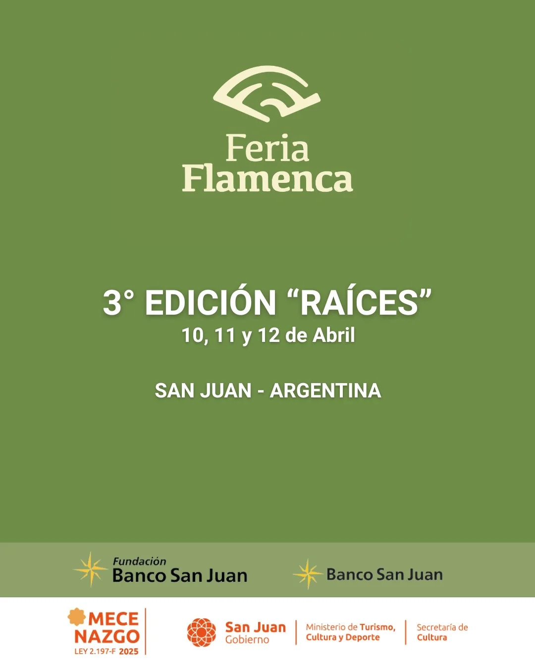 Ferias en San Juan: Feria Flamenca - 3º Edicion "Raices" en San Juan el vie, 10 de abril