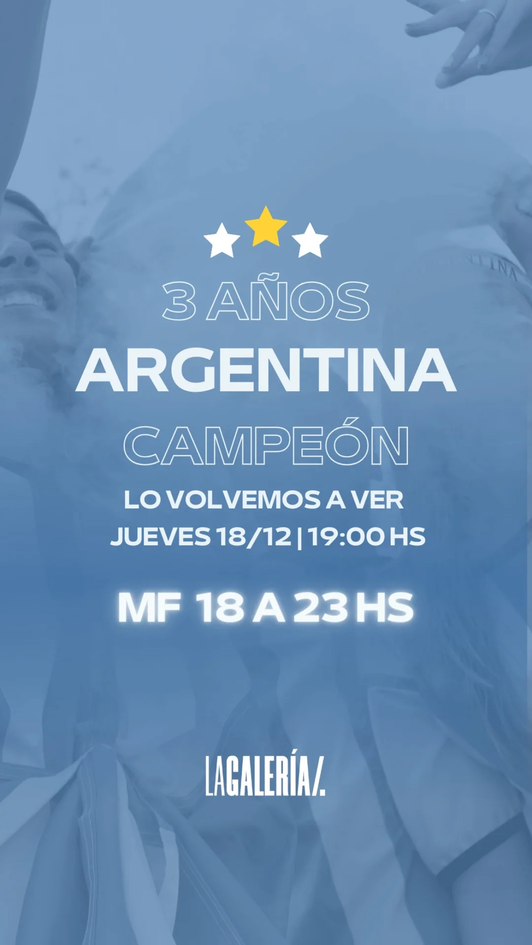 3 Años Argentina Campeon