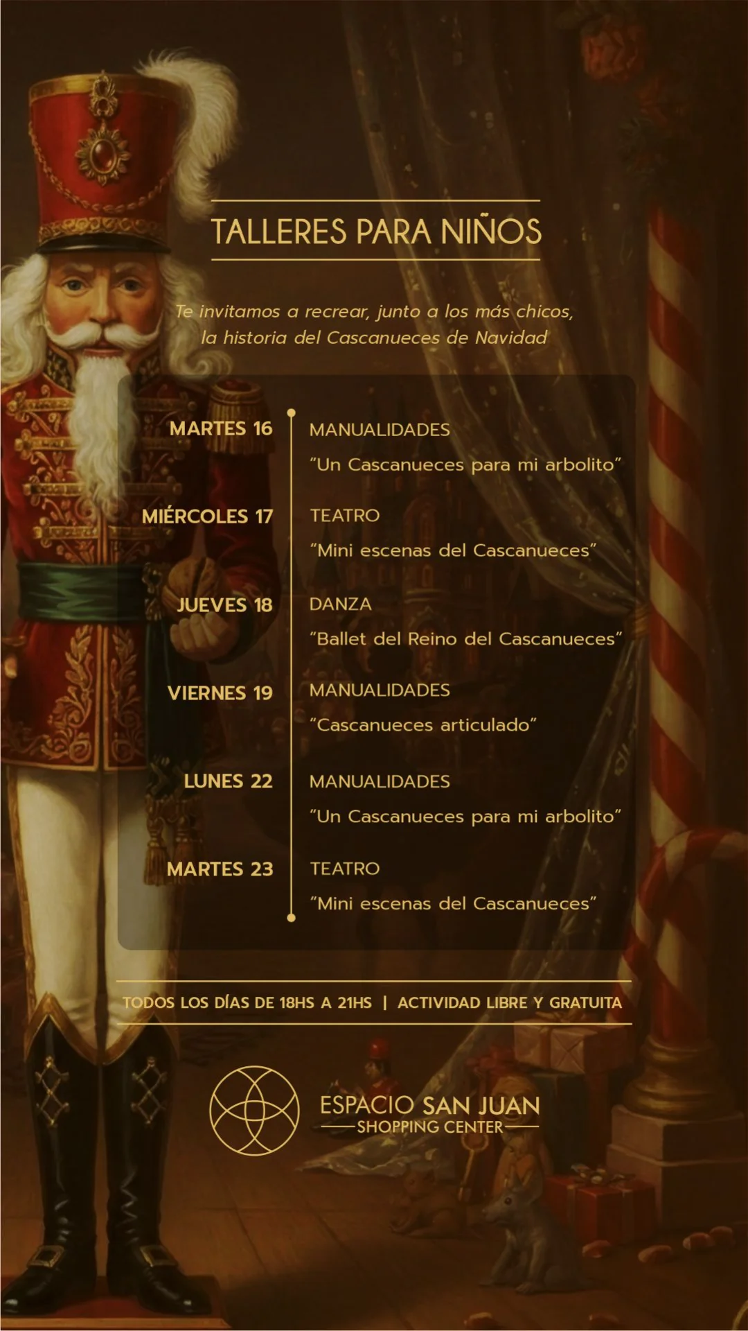 Talleres para Niños - "Mini Escenas del Cascanueces"