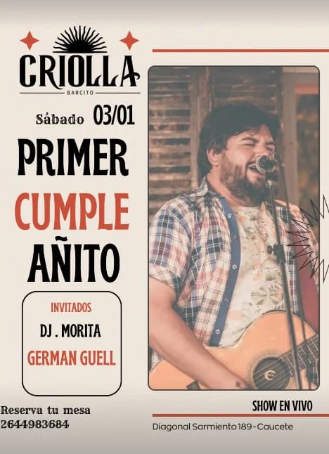 Primer Cumple Añito - German Guell & Morita Dj Set
