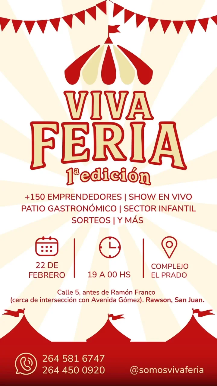 Ferias en San Juan: Viva Feria - 1º Edicion en Salón El Prado el dom, 22 de febrero