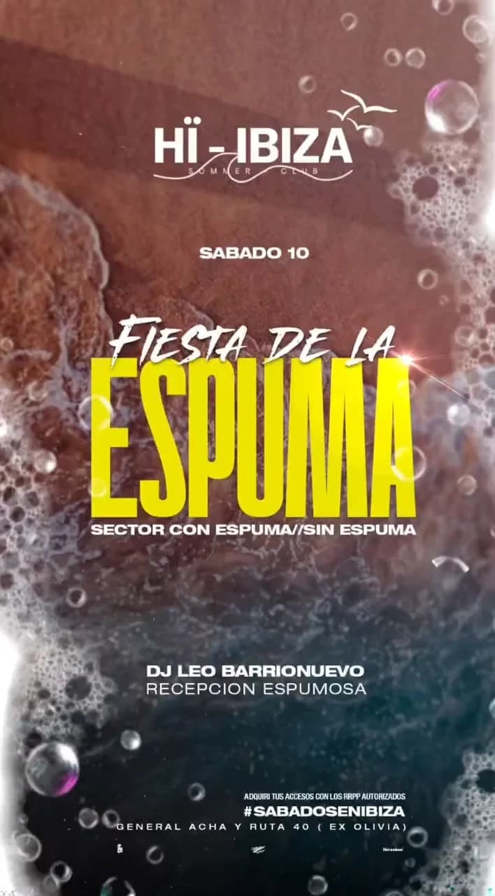 Fiesta de la Espuma
