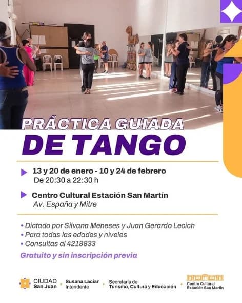Practica Guiada de Tango - Evento en San Juan