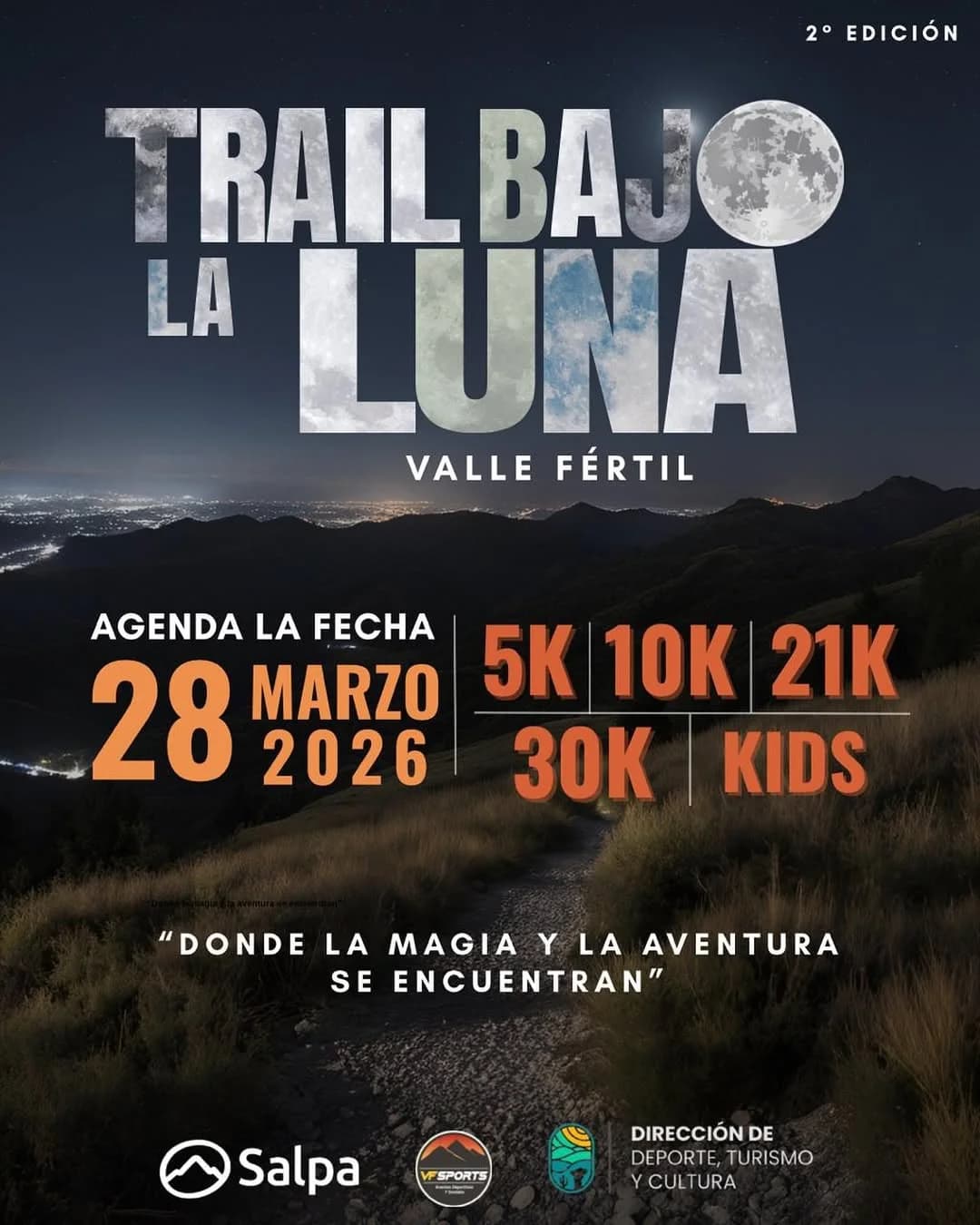 Trail Bajo la Luna - Evento en San Juan