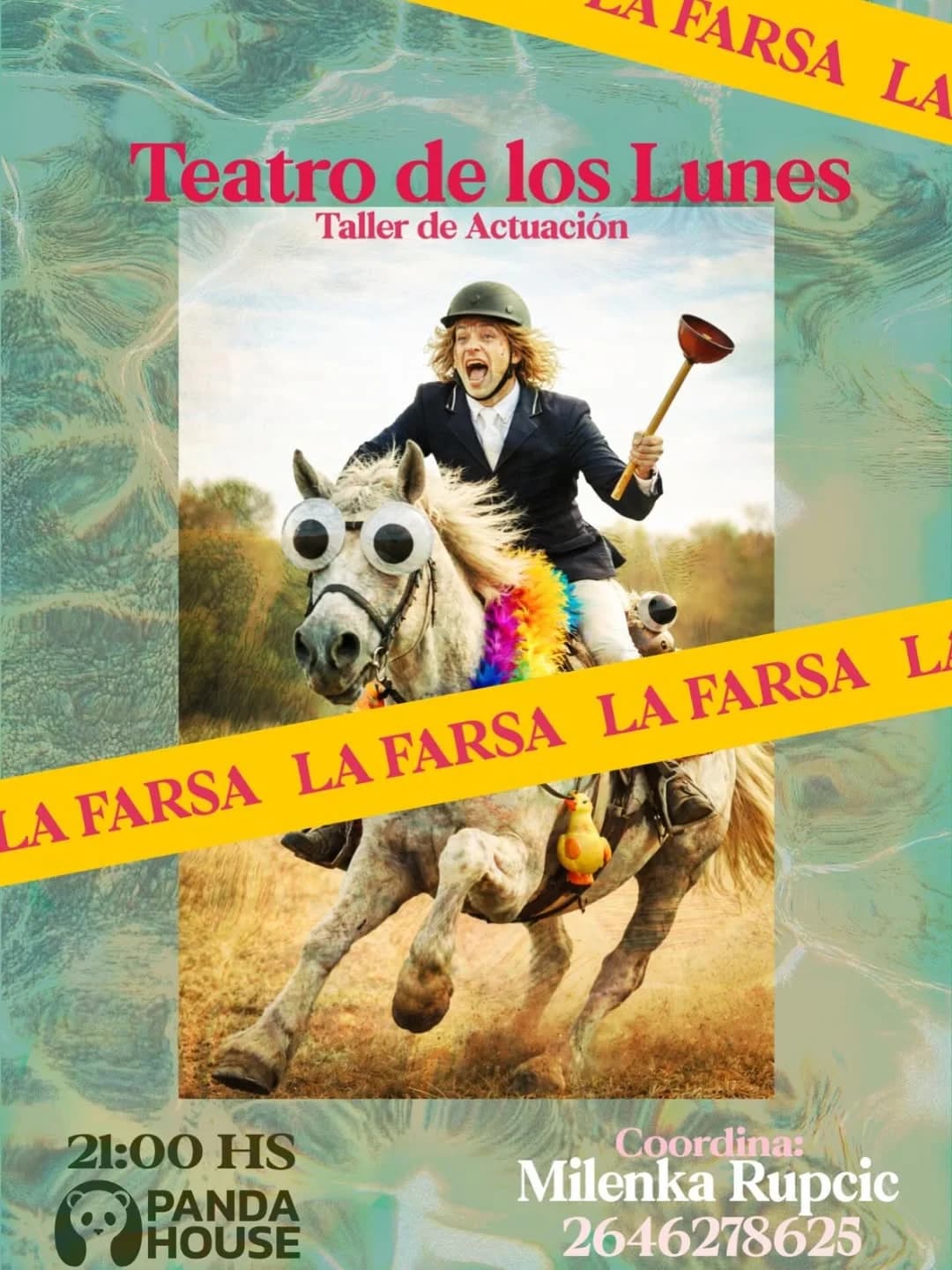 Teatro en San Juan: Teatro de los Lunes - La Farsa en PANDA HOUSE CULTURAL el lun, 2 de febrero