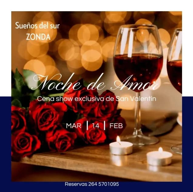 Noche de Amor - Facundo Mateos - Evento en San Juan