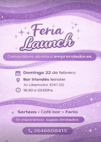 Ferias en San Juan: Feria Launch en Leinster Bar Irlandés el dom, 22 de febrero