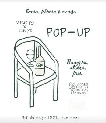Otros en San Juan: Vinito x Tinys: Pop-Up en VINITO - Vinos y tapas el jue, 5 de febrero