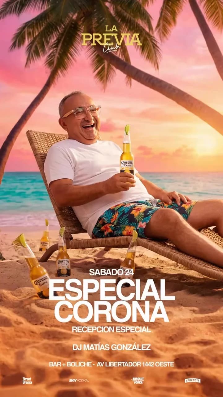 Especial Corona - Martin Gonzalez Dj Set - Evento en San Juan