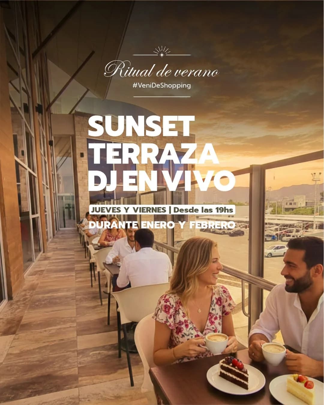 Música en San Juan: Sunset Terraza en Vivo en Espacio San Juan Shopping Center el jue, 5 de febrero