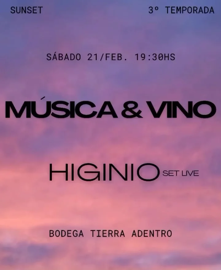 Música en San Juan: Musica & Vino - Higinio en Vino Higinio-Bodega Tierra Adentro el sáb, 21 de febrero