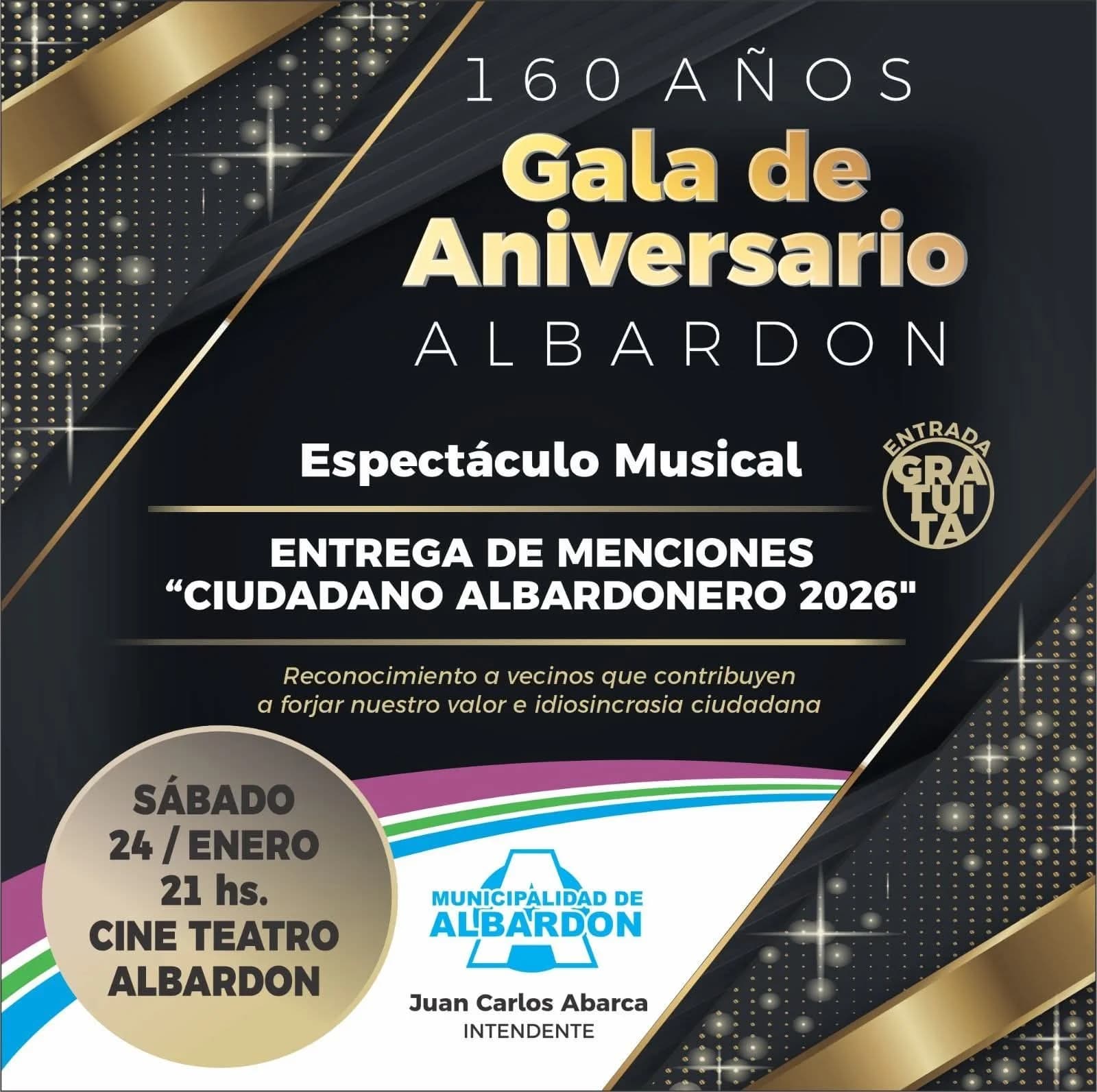 Gala Aniversario de Albardon
