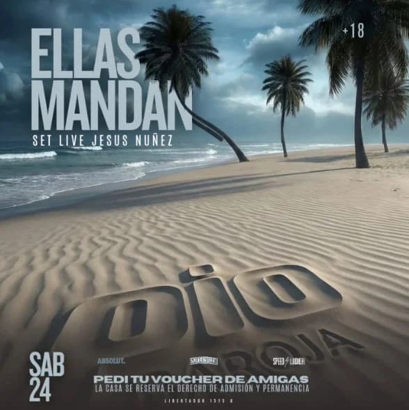 Ellas Mandan - Jesus Nuñez Dj Set - Evento en San Juan