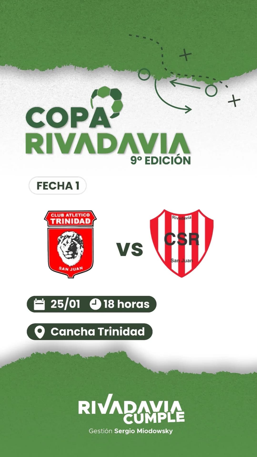 Copa Rivadavia 9º Edicion: Trinidad vs Sportivo Rivadavia - Evento en San Juan