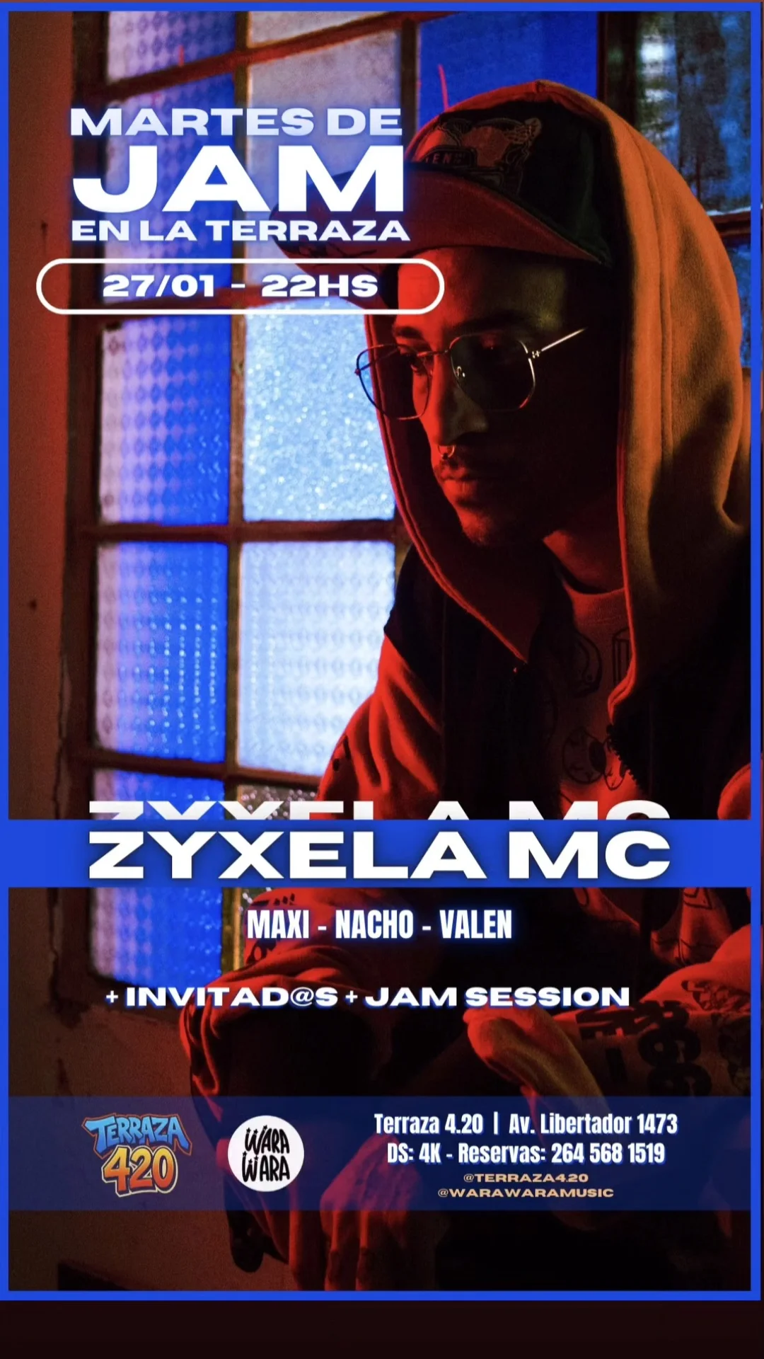 Martes de Jam - Zyxela Mc - Evento en San Juan