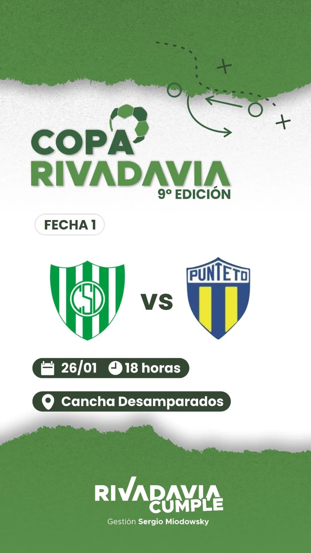 Copa Rivadavia 9º Edicion: Desamparados vs Punteto - Evento en San Juan