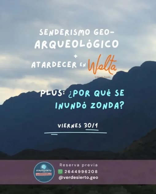 Senderismo Geo - Arqueologico + Atardecer en Walta - Evento en San Juan