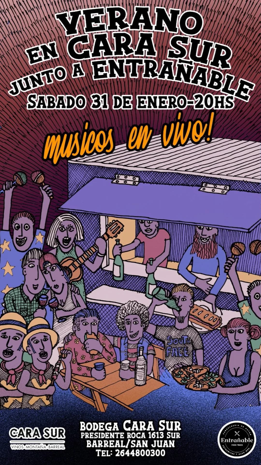 Verano en Cara Sur Junto a Entrañable