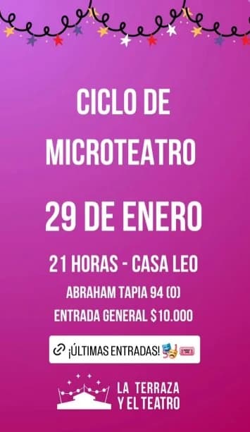 Ciclo de Microteatro - La Terraza & El Teatro - Evento en San Juan