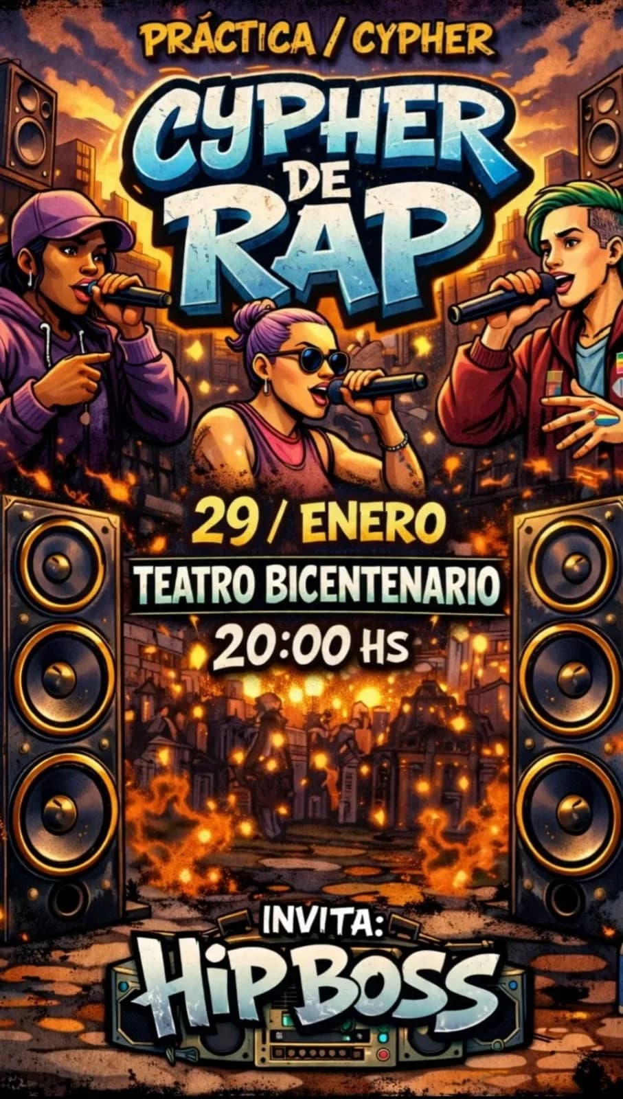 Cypher de Rap - Evento en San Juan