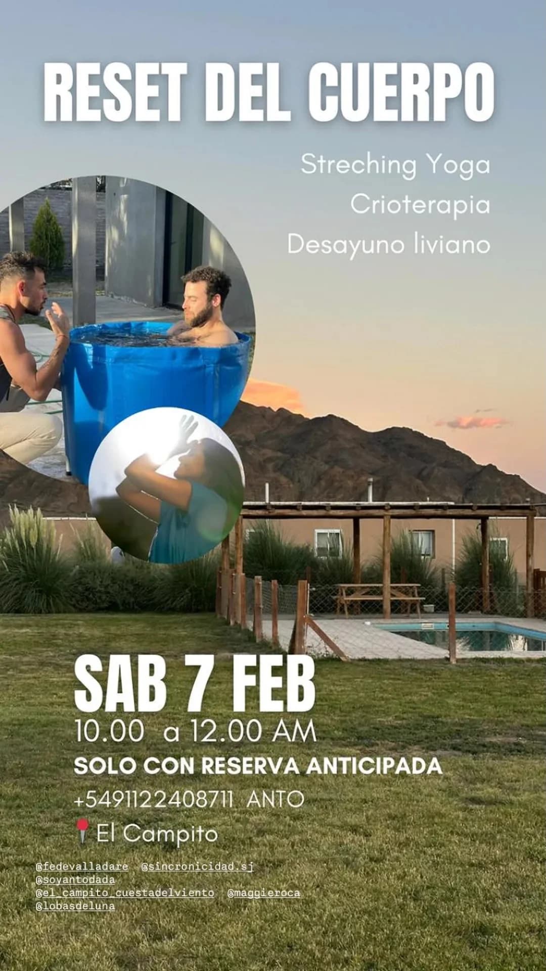 Otros en San Juan: Reset del Cuerpo en El Campito - Cabañas el sáb, 7 de febrero