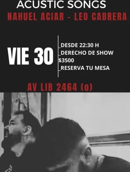 Nahuel Aciar & Leo Cabrera - Evento en San Juan