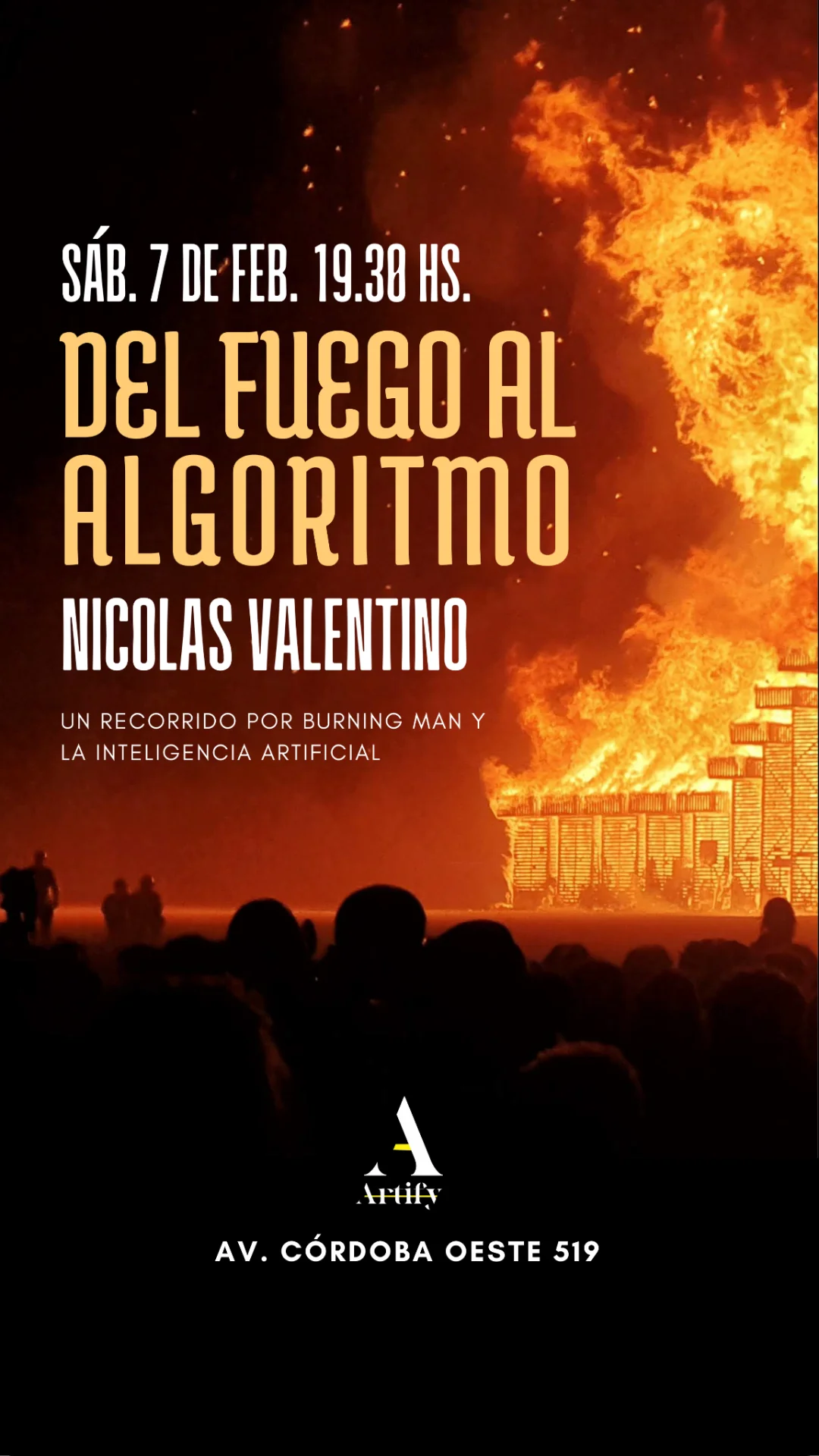Teatro en San Juan: Del Fuego al Algoritmo en Av. Córdoba Oeste 519 el sáb, 7 de febrero