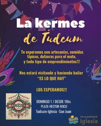 Música en San Juan: La Kermes de Tudcum en Plaza De Tudcum el dom, 1 de febrero