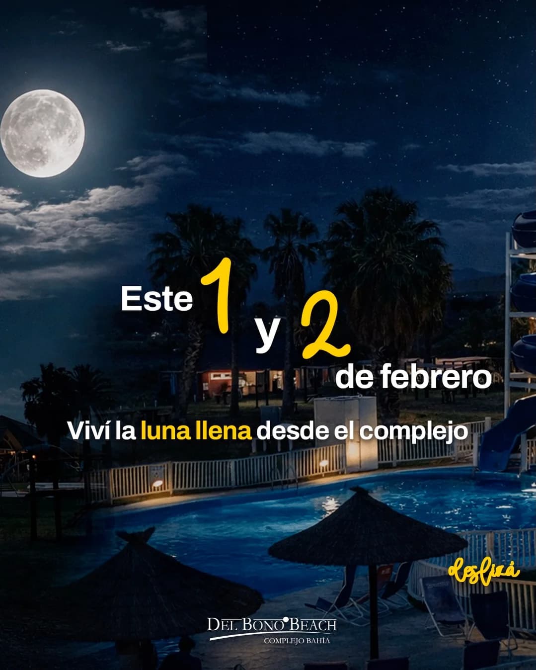 Otros en San Juan: Luna Llena en el Complejo en Del Bono Beach Complejo Bahía el lun, 2 de febrero