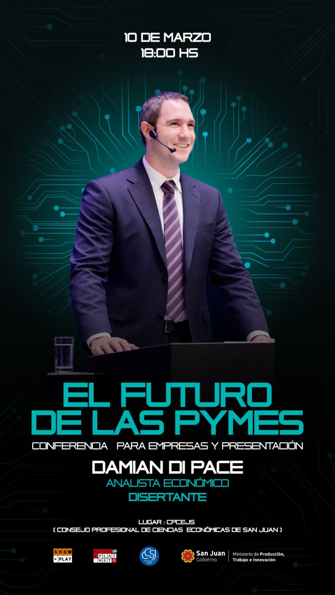 Damian Di Pace: "El Futuro de las Pymes" - Evento en San Juan