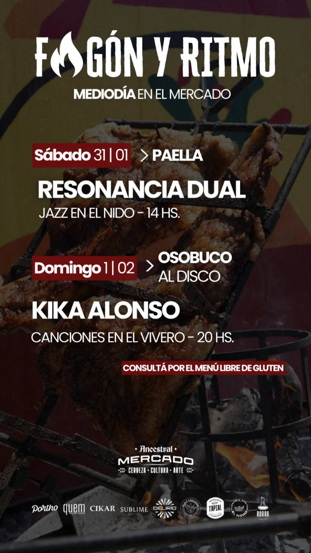Música en San Juan: Kika Alonso en Ancestral Mercado el dom, 1 de febrero