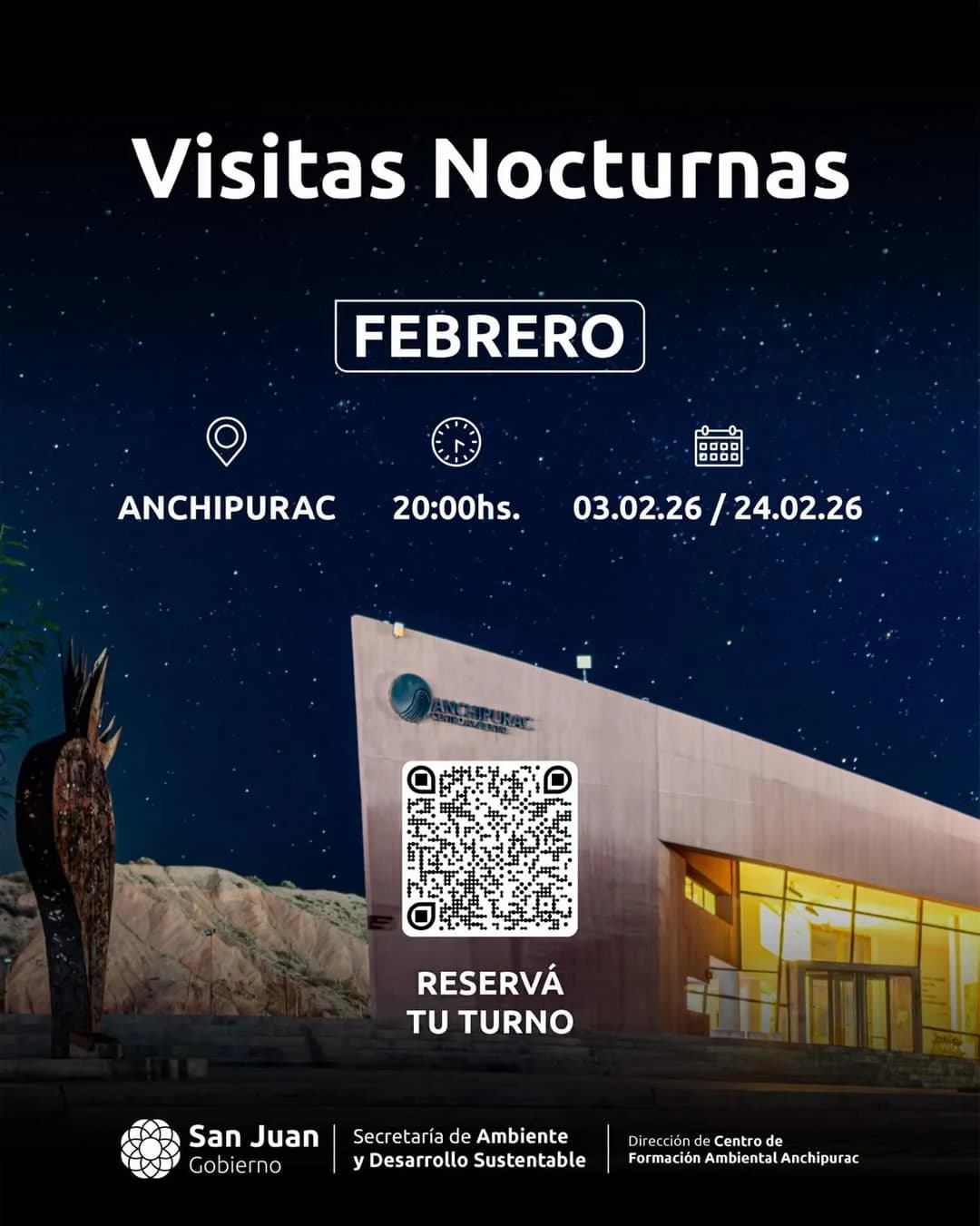 Otros en San Juan: Visitas Nocturnas por Anchipurac en Centro Ambiental Anchipurac el mar, 3 de febrero
