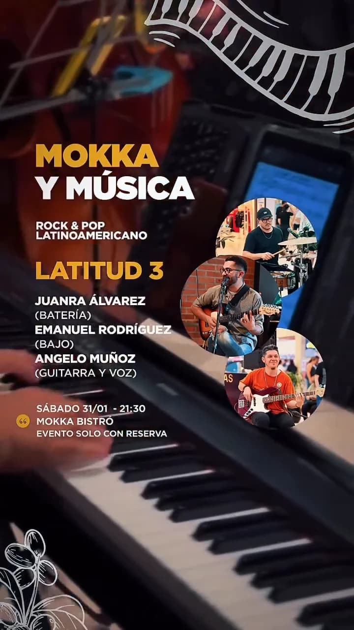 Mokka & Musica - Latitud 3 - Evento en San Juan
