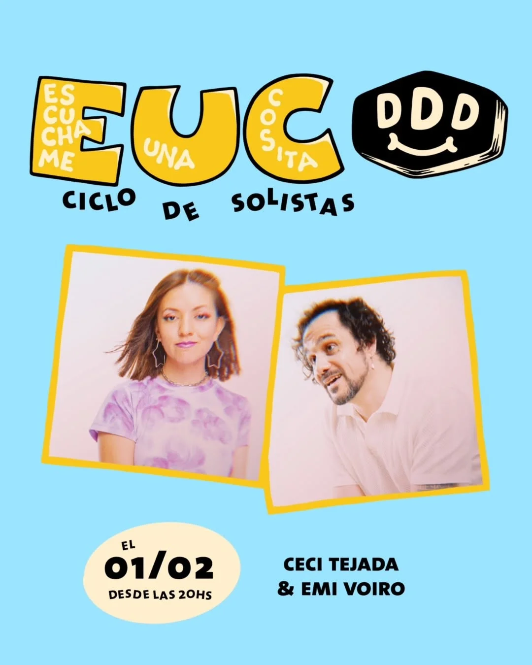 Escuchame una Cosita: Ceci Tejada & Emi Voiro - Evento en San Juan